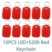 5PCS IC ID 듀얼 칩 재기록 키 125Khz T5577 복사 배지 13.56Mhz 1K S50 NFC 복제 토큰 RFID 프로그래머 변경 가능 카드, [01] As The Picture Shows