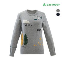 그린조이 여성 인타샤 자수 포인트 스웨터