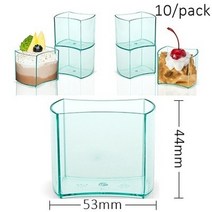 기념일 파티 일회용 식기세트 프로모션 - 용품 일회용 플라스틱 10050mm 투명 녹색, 13-사진으로