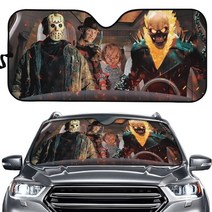 캠핑파라솔 자동 차양 미국 영화 공포 킬러 대형 먼지 남성용 밴 SUV 트럭 3D 멋진 파라솔 코체, 03 HTJA1758HC