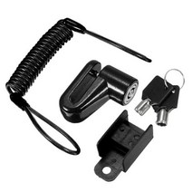 전동휠 외발전동휠 블랙 레드 도난 방지 스틸 와이어 잠금 디스크 브레이크 바퀴 로커 샤오미 Mijia M365 전기 스쿠터 잠금 액세서리, black2, black2