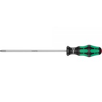 Wera 05008725001 Kraftform Plus 350 SK PH 필립스 스크루 드라이버 레이저팁 PH 2 헤드 20.3cm8 인치 블레이드 길이, Phillips