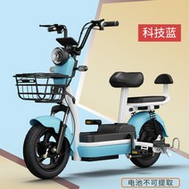 가성비 전기 자전거 미니 장거리용 출퇴근 자출용 배달용, 배터리75-95km-젤리 민트, 옵션