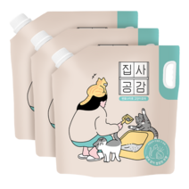 [가는입자] 집사공감 무향 6.35kg 고양이 모래 3봉, 3봉(18%할인)