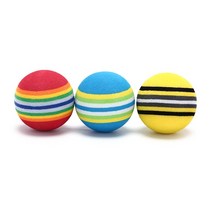 골프볼라이너 3줄 스템프 자동 10pcs 골프 스폰지 부드러운 무지개 공 골프 스윙 훈련 공 스폰지 거품 골퍼테니스 스폰지 골프 공 41, 그림으로 표시