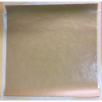 크라프트 코팅지 250매 33x33 식품포장지, 250매입, 1개