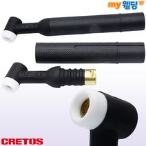 크레토스 알곤용접(TIG) 알곤토치헤드 350A 공냉 일반 CT-35, 1개