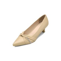 소가죽 꼬임 펌프스 5cm / 512311507