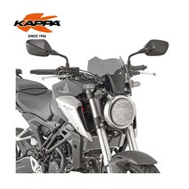 카파(KAPPA) HONDA CB125R 윈드스크린 & CB300R 윈드스크린 (18-19), KA1164-스모크 스크린, 1개