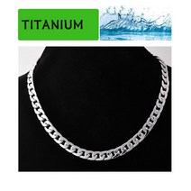 건강-드림_티타늄목걸이 스틸체인 AB 패션 두꺼운 남성쥬얼리 야구선수 주얼리_rjsrkdemf