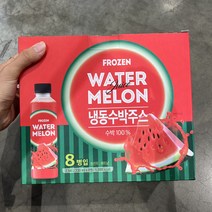 윤얌47.4 TANIFOOD 냉동 수박 주스 2.639L 8입, 아이스보냉백포장