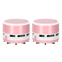 베어플 무선 지우개 가루 청소기, 2개, 핑크