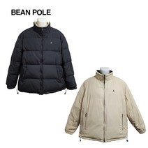 빈폴 기본로고 데일리 리버시블 덕다운 패딩 100