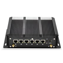 미니PC 팬리스 산업용 미니 PC 인텔 코어 i7 10510U 소프트 라우터 6 기가비트 Nic AES-NI 4 * USB3.0 Rs232 pfSense OPNsense VPN 방, [04] 32GB DDR4 Ram, [02] 64GB SSD