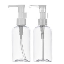 허브스프레이 오일펌프용기 50-400ml, 오일펌프 [2개묵음], 75ml투명/흰색캡