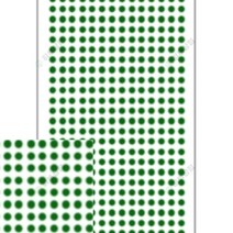 원형스티커 6매 녹색 카페스티커 모양스티커 냉장고스티커 띠스티커 음식스티커 예쁜스티커 타원형스티커 메모