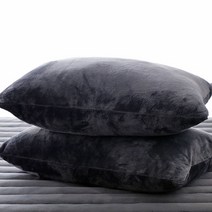 베이직톤 따뜻한 극세사 겨울 베개커버