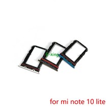 Xiaomi-Mi Note 10 Lite CC9 Pro Sim 카드 슬롯 트레이 홀더 리더 소켓, [02] note 10 gold, 한개옵션1