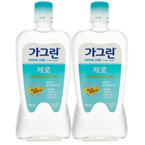 가그린 제로 구강청결제, 1200ml, 6개