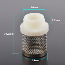 1/2 "수나사 인터페이스 스테인레스 스틸 메쉬 사이펀 네트 필터 관개 수족관 용품 다이어프램 펌프