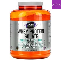 나우 푸드 스포츠 웨이 프로틴 아이솔레이트 분리 유청 단백질 무맛 2 268g(5lbs), 크림바닐라, 1.8파운드