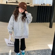 도오빠 어스후디 아동 후드티셔츠 기모 겨울 긴팔 상의 따뜻한 키즈 어린이