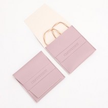 선물박스 기프트 포장 용품 소형 맞춤형 보석 봉투 인조 가죽 로고 팔찌 목걸이 귀걸이 가방, 10.7x7cm - 100