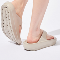 플리플랍 쪼리 키높이 발편한 커플 통굽쪼리