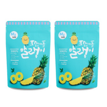 엠제이푸드 파인애플 말랭이 건과일, 40g, 4개