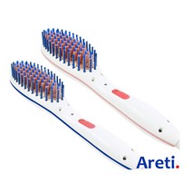Areti 아레티 음이온 스트레이트 브러쉬형 고데기 미니, 핑크