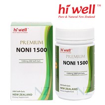 하이웰 프리미엄 노니 1500 200소프트젤 1EA 뉴질랜드 본사 출고