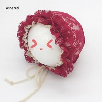 아기모자 벙거지 버킷햇 보넷 봄 모자 신생아 여름 공주 레이스 비니 프릴 업 아기 사진 소품 액세서리 보닛