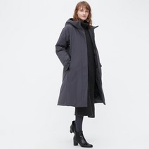 유니클로 웜 하이브리드 다운 롱 패딩 코트 450498 4컬러