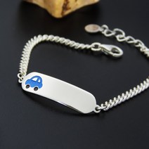 미아방지목걸이 미아방지팔찌 실버 스틱 자동차 아기목걸이 아기팔찌 백일선물 돌선물 조카선물 은제품 미아방지, 팔찌, 팔찌앞면추가