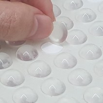 마루마켓_ 실리콘 유리 미끄럼 방지 범폰 스티커 고무발 반원형 가구 서랍 문 키보드 싱크대 소음 방지 패드 충격 흡수 다리 보호 바닥 논슬립 완충 고무 발 받침, 기본
