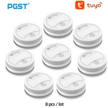 캠핑일산화탄소경보기 와이파이 가스누설경보기 휴대용 pgst pa443 wifi smoke detector alarm system smokehouse firefighters, 8.