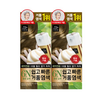 미쟝센 쉽고 빠른 거품 염색 새치전용, 6N 밝은갈색, 14개