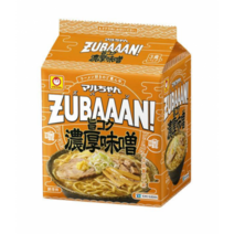 마루짱 봉지라면 ZUBAAAN 진한 된장라멘 3개입, 1개