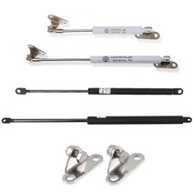 유압 가스쇼바 가구 싱크대 차량 공업용 가스스프링, 14-올블랙 500mm 20kg BG001