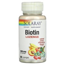 솔라레이 비오틴 로젠지 5000mcg 60개 Lozenges Biotin