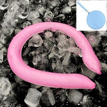[스피드가운] 넥쿨러 Basic / 아이스목걸이 쿨스카프 얼음목걸이 넥쿨러용 보냉백, SET 넥쿨러 핑크 2개 + 보냉백 [블루]