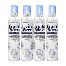 과일나라 후르츠왁스 헤어스타일링 무스 300g 4개