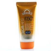 강력한 워터프루프효과 강력차단력 썬크림 80ml 썬월드 수퍼 썬크림 80ml, 감성♡상품선택♡홈