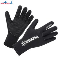 3mm 새로운 네오프렌 다이빙 장갑 방한 및 내마모성 수영 스노클링 장갑 수중 사냥 따뜻한 다이빙 장갑 2021, 검은색, s