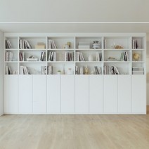 [커스텀월 시리즈] 서재 거실장 월플렉스 1620~4320mm, 01.서재 거실장 월플렉스 1620~1920