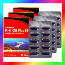 캐나다수입완제품 크릴오일플러스, 60캡슐 × 3개 (6개월분)