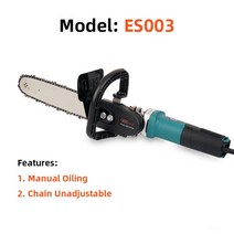 컷쇼 지그 커터 왕복 톱 직소기 목공 나무 금속 브래킷 부품 앵글 그라인더를 체인 목재 절단, ES003