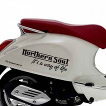 베스파 스티커 vsbs_32, 빨간색, 1개