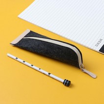 돌돌요마켓 심플 오픈 펠트 펜슬케이스 연필 파우치 필통(블랙)돌돌요마켓, 상세페이지 참조, 상세페이지 참조