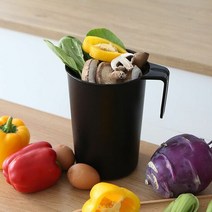 밀폐형 싱글 위생적인 밀폐 쓰레기통 2L 음식물 신혼라이프, 단품